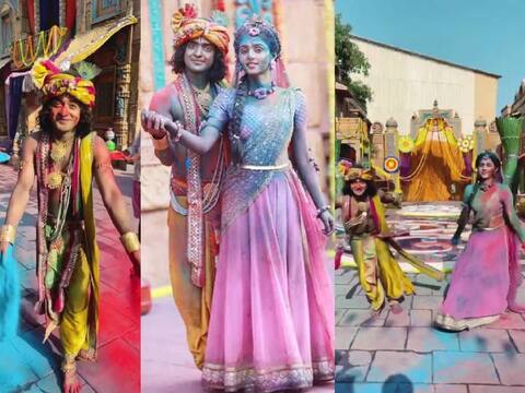 Radha Krishna: सुमेध और मल्लिका ने शूट किए होली स्पेशल एपिसोड, दिखाई राधा-कृष्ण की पवित्र Holi Radha Krishna: सुमेध और मल्लिका ने शूट किए होली स्पेशल एपिसोड, दिखाई राधा-कृष्ण की पवित्र Holi