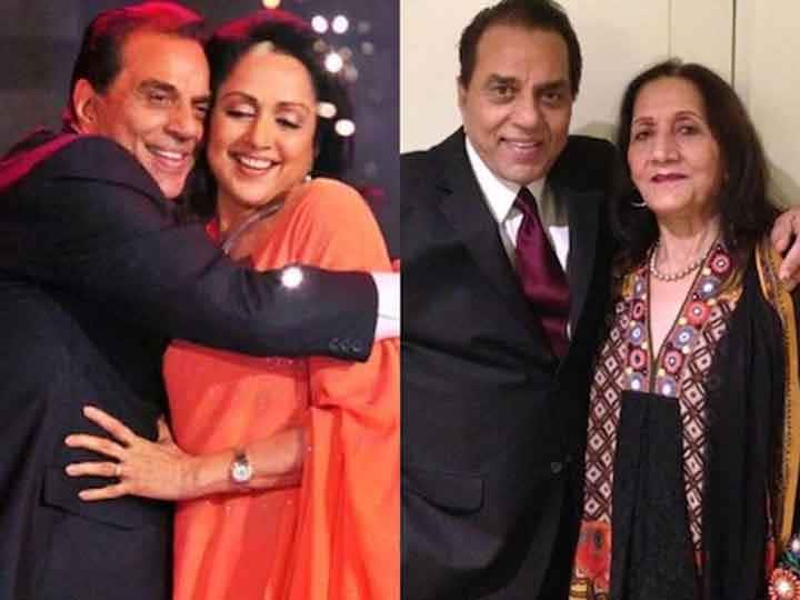 
बॉलीवुड के 'ही-मैन' धर्मेंद्र शादीशुदा होने के बावजूद 'ड्रीम गर्ल' हेमा मालिनी के प्यार में दीवाने हो गए. कहा जाता है कि वह किसी भी तरह हेमा से शादी कर लेना चाहते थे. लेकिन धर्मेंद्र की पहली पत्नी प्रकाश कौर ने उन्हें तलाक देने से मना कर दिया. इसका तोड़ भी धर्मेंद्र ने निकाल लिया और हेमा मालिनी से शादी करने के लिए इस्लाम धर्म कुबूल कर दिलाबर बने धर्मेंद्र ने इस्लामिक वेडिंग एक्ट के तहत हेमा मालिनी से शादी की. ऐसे में बिना तलाक के धर्मेंद्र ने हेमा मालिनी से शादी रचाई. आज भी धर्मेंद्र अपनी दोनों पत्नियों को समय देते हैं. प्रकाश और धर्मेंद्र के रिश्तों में कुछ उतार-चढ़ाव आये लेकिन ये रिश्ता टूटा नहीं और आज भी साथ रहते हैं.