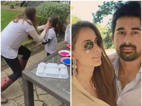 Ranvijay Singha की प्रेग्नेंट वाइफ प्रियंका ने बेटी के साथ इस अंदाज में खेली होली, देखें वीडियो Ranvijay Singha की प्रेग्नेंट वाइफ प्रियंका ने बेटी के साथ इस अंदाज में खेली होली, देखें वीडियो