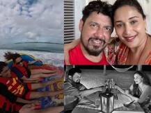 माधुरी दीक्षित ने पति के साथ बीच पर किया रोमांटिक डिनर,वाटर स्पोर्ट के लिए मजे, देखें मालदीव वेकेशन की तस्वीरें