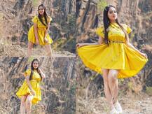 In Pics: 'दीया और बाती हम' की संध्या बींदणी ने कराया वन पीस ड्रेस में जबरदस्त फोटोशूट, दिए ऐसे-ऐसे पोज