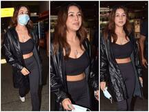 In Pics: बेहद खूबसूरत ऑल ब्लैक लुक में स्पॉट हुईं शहनाज गिल, कमरिया पर थम गई सबकी निगाहें