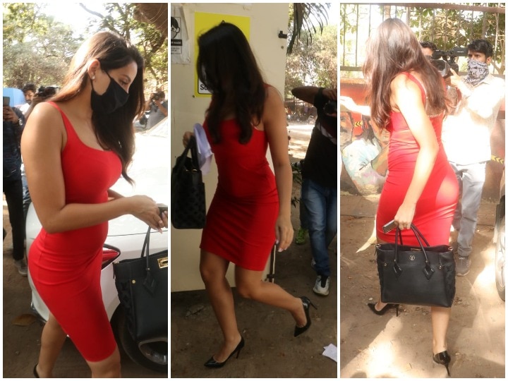 Nora Fatehi paints the town red in bodycon dress with bag worth