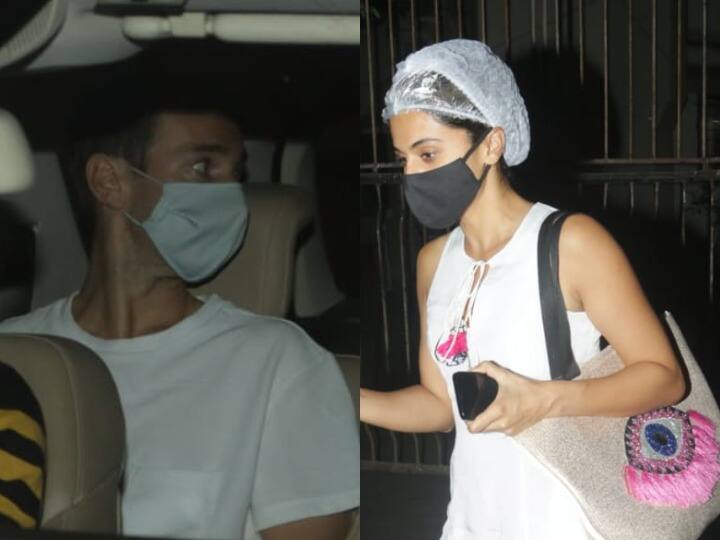 बॉलीवुड अभिनेत्री तापसी पन्नू को देर रात उनके ब्वॉयफ्रेंड मैथियास बोए के साथ स्पॉट हुईं. इस दौरान इनकी कुछ तस्वीरें हम आपके लिए लेकर आए हैं जिन्हें आप आगे की स्लाइड्स में देख सकते हैं.  (Photo credit: Manav Manglani)