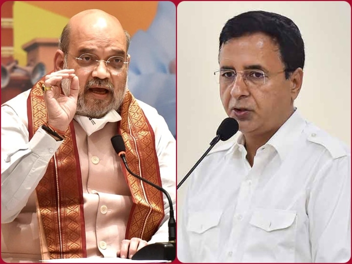 congress demands home minister resignation of amit shah over bijapur naxal attack बीजापुर मुठभेड़: कांग्रेस ने मांगा अमित शाह का इस्तीफा, कहा- हमले के बाद सिनेतारिका के साथ रैली कर रहे थे