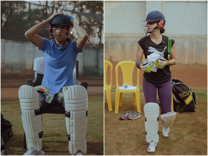 Taapsee Pannu starts Shabaash Mithu shoot तापसी पन्नू ने शुरू की 'शाबाश मिठू' की शूटिंग, महिला क्रिकेट टीम की कप्तान मिताली राज पर आधारित है फिल्म