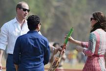 রাজকীয় ক্রিকেট, ব্যাট হাতে উইলিয়াম-কেট, বোলার সচিন