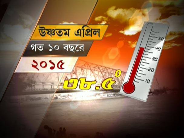 ২০১৫ সালের এপ্রিলে পারদ ওঠে ৩৮ দশমিক ৫ ডিগ্রিতে