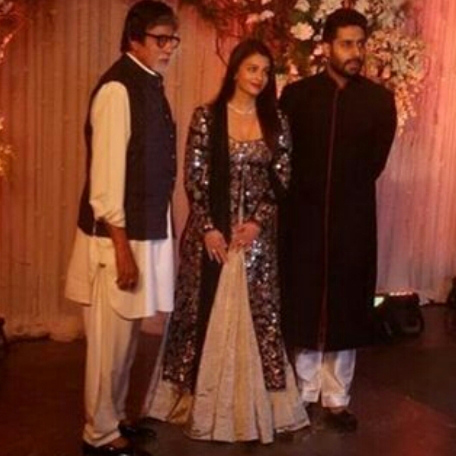 পুত্র ও পুত্রবধূর সঙ্গে বিগ বি