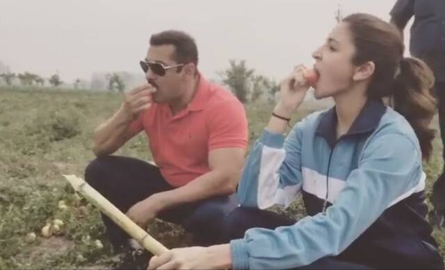 সলমনের সঙ্গে মজা করছেন অনুষ্কা