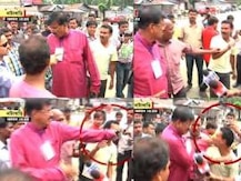 দিনভর ‘নিয়মভঙ্গ’, মেজাজ হারিয়ে দলীয় কর্মীকে সপাটে চড় তৃণমূল প্রার্থী রবীন্দ্রনাথ ঘোষের