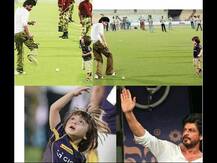 বুধবারের ইডেন দেখল শাহরুখ পুত্র অ্যাবরামের দৌরাত্ম্য, দেখুন ছবিতে