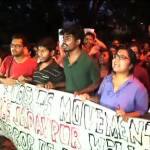 যাদবপুর কাণ্ডে এবিভিপি সমর্থকদের গ্রেফতারি চেয়ে মিছিল পড়ুয়াদের