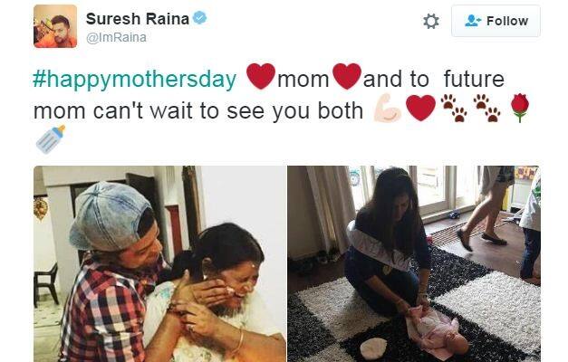 মাকে শুভেচ্ছা জানালেন সুরেশ রায়না। বাদ পড়লেন না স্ত্রীও, শিগগিরই মা হতে চলেছেন তিনি