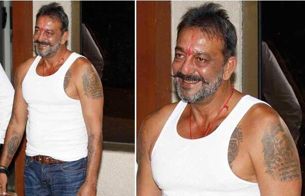 সঞ্জয় দত্তর সারা শরীরের ট্যাটু