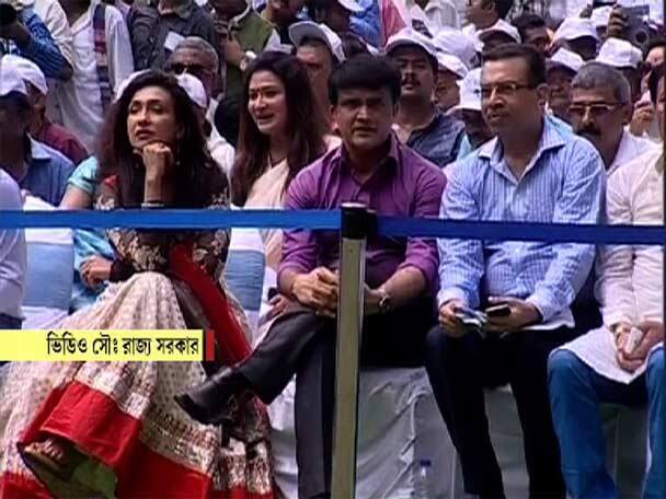 ঋতুপর্না সেনগুপ্ত-সৌরভ গঙ্গোপাধ্যায়-সঞ্জীব গোয়েঙ্কা