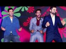 গান গাইলেন ধোনি, নাচের তালে পা মেলালেন কোহলি, যুবি, হার্দিক