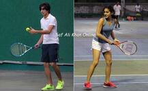 ছবিতে দেখুন: পুত্র-কন্যার সঙ্গে টেনিসে মেতেছেন সইফ