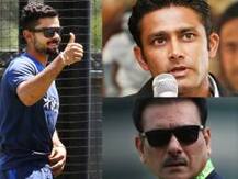 কুম্বলে ও শাস্ত্রীর মধ্যে কাকে চাও?কোহলিকে বোর্ড