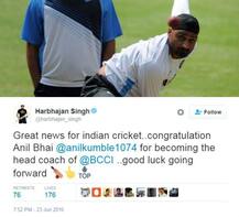 কুম্বলে ভারতের কোচ হওয়ার পর হরভজন, সহবাগ, ধবনরা কী বলছেন দেখুন