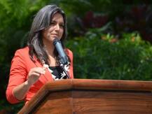 ‘হাউডি মোদি’: ‘নমস্তে, দুঃখিত’! মোদিকে আমেরিকায় স্বাগত তুলসি গাবার্ডের