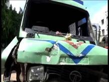 ফের দুর্ঘটনার কবলে স্কুল বাস, বরাতজোরে প্রাণে বাঁচল ক্ষুদেরা