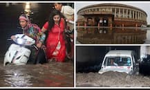 সংসদ থেকে সড়ক- বৃষ্টিতে বেহাল দেশের কয়েকটুকরো ছবি