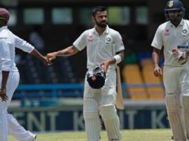 Kohli Ashwin Put India In Command Of First Test রানের পাহাড়ে ভারত, শুরুতেই উইকেট হারিয়ে চাপে ওয়েস্ট ইন্ডিজ