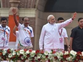 Pm Modi Flags Off Run For Rio Says India Will Do Well ভারতীয় অ্যাথলিটরা বিশ্ববাসীর মন জয় করবেন, আশা প্রধানমন্ত্রীর