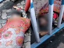 আলিমুদ্দিন স্ট্রিটে ফুটপাথ থেকে উদ্ধার চাদর চাপা দেওয়া মহিলার দেহ