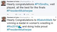 রিও অলিম্পিক: সিন্ধু, সাক্ষীর জয়, কীভাবে প্রতিক্রিয়া দিলেন টুইটারাইটরা দেখুন