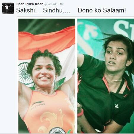 টুইটারে দেশের এই দুই রত্নকে শুভেচ্ছা জানিয়েছেন শাহরুখ খান