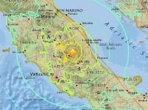 মধ্য ইতালিতে ভূমিকম্প, কম্পনের মাত্রা ৬.২, মৃত ৫