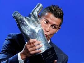 Cristiano Ronaldo Named Uefa Best Player Of Europe ইউরোপের বর্ষসেরা ফুটবলার রোনাল্ডো