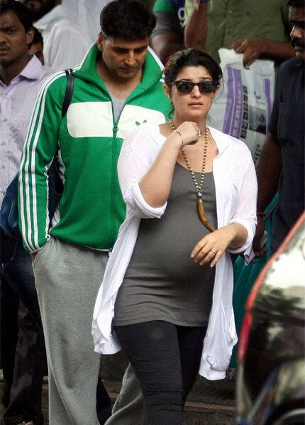 টুইঙ্কল খন্না অন্তঃসত্ত্বা অবস্থায় যথেষ্ট সপ্রতিভ ছিলেন। 