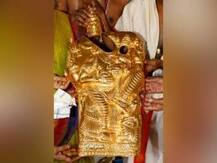তিরুমালায় ২ কেজির সোনার বর্ম দান ভক্তের