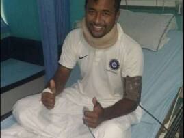 Pragyan Ojha Gets A Nasty Head Injury While Fielding Now Fine দলীপ ট্রফির ম্যাচে মাথায় চোট, হাসপাতালে প্রজ্ঞান ওঝা