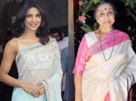 Asha Bhosle Feels Priyanka Perfect To Play Her Role In Biopic আশা ভোঁসলের তাঁর বায়োপিকের জন্যে পছন্দ প্রিয়ঙ্কা চোপড়াকে