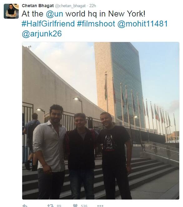 ছিলেন উপন্যাসটির লেখক চেতন ভগতও। 