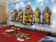 নাইজেরিয়ায় লাগোসে মহিষাসুরমর্দিনীর আরাধনা