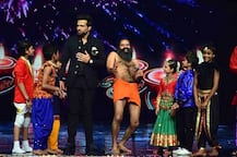 দেখুন, সুপার ড্যান্সারের সেটে রামদেব