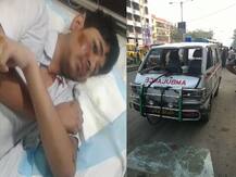 লেকটাউনে বেপরোয়া অ্যাম্বুল্যান্সের ধাক্কা, জখম ৫, তিনজন জেভিয়ার্সের ছাত্র