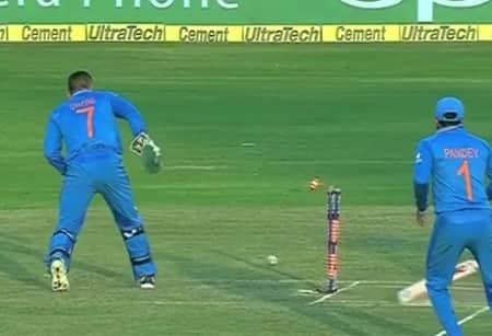 Video Ms Dhonis Runs Out Taylor Brilliantly Shows He Is A Master Behind The Stumps রস টেলরকে রান আউট করে ফের চমক ধোনির