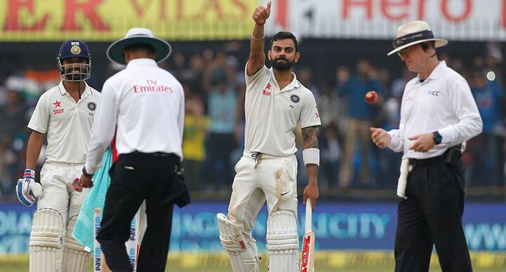 ভারতের একমাত্র অধিনায়ক হিসেবে একই বছরে টেস্টে জোড়া দ্বিশতরান করেছেন কোহলি