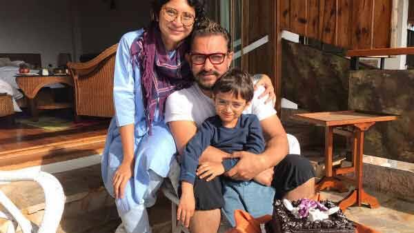 মেঘালয়ের মনোরম পরিবেশে স্ত্রী-পুত্রকে নিয়ে আমির খান, ছবি সৌজন্যে আমিরের টুইটার অ্যাকাউন্ট