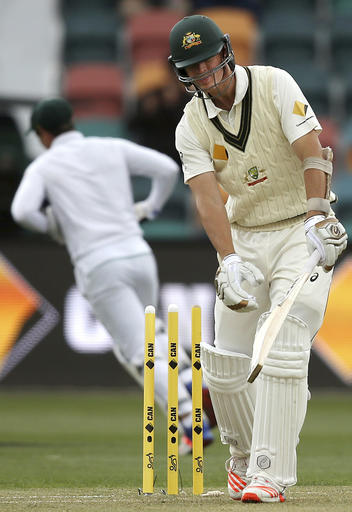 ১৯৭৮ সালে গাব্বায় মাত্র ২৬ রানে ৬ উইকেট পড়ে যাওয়ার পর এটাই টেস্টে অস্ট্রেলিয়ার সবচেয়ে খারাপ সূচনা