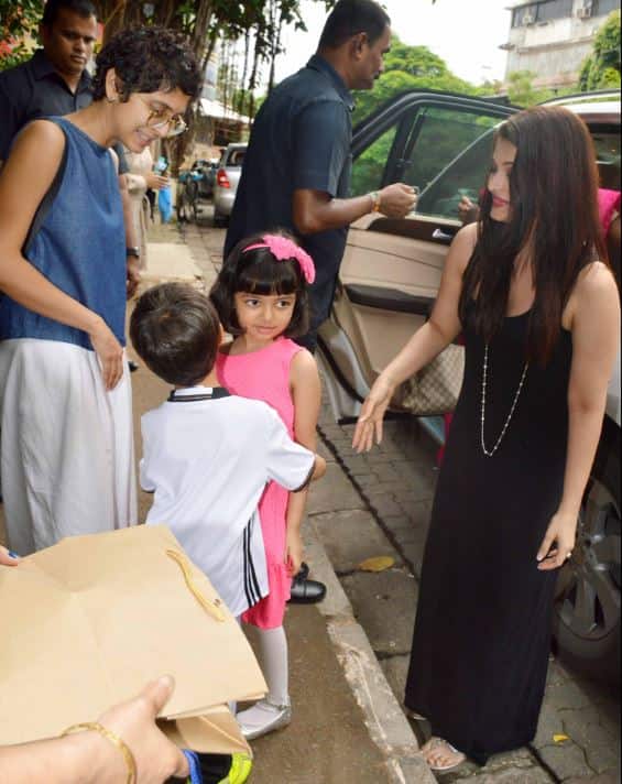 আমির খান ও কিরণ রাওয়ের পুত্র আজাদের সঙ্গে ঐশ্বর্য-আরাধ্যা