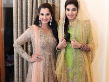 সানিয়া মির্জার বোনের বিয়ের সঙ্গীত অনুষ্ঠানে চাঁদের হাট