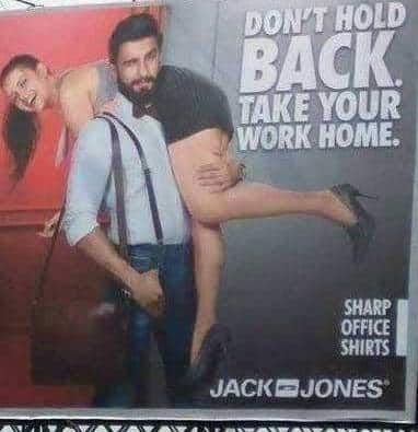 Ranveer Singhs Offensive Ad Pulled Down After Twitter Outrage সোশ্যাল মিডিয়ায় হইচইয়ের জের, সরিয়ে দেওয়া হল রণবীর সিংহের ‘আপত্তিকর’ বিজ্ঞাপন