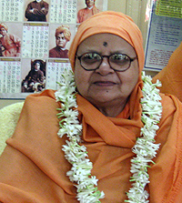 প্রয়াত সারদা মঠ ও রামকৃষ্ণ সারদা মিশনের সহ-অধ্যক্ষ প্রব্রাজিকা বিশ্বপ্রাণা মাতাজি